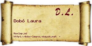 Dobó Laura névjegykártya