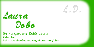 laura dobo business card